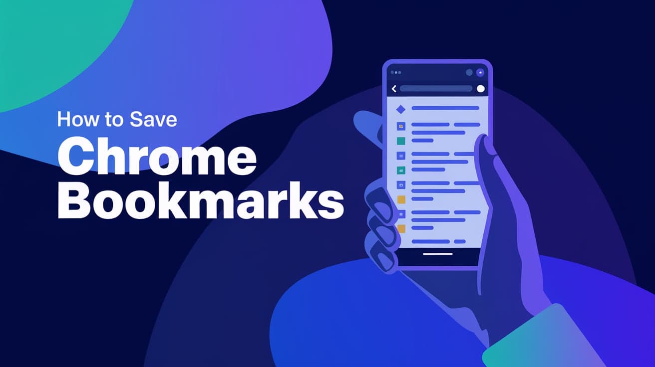 How to Save Chrome Bookmarks