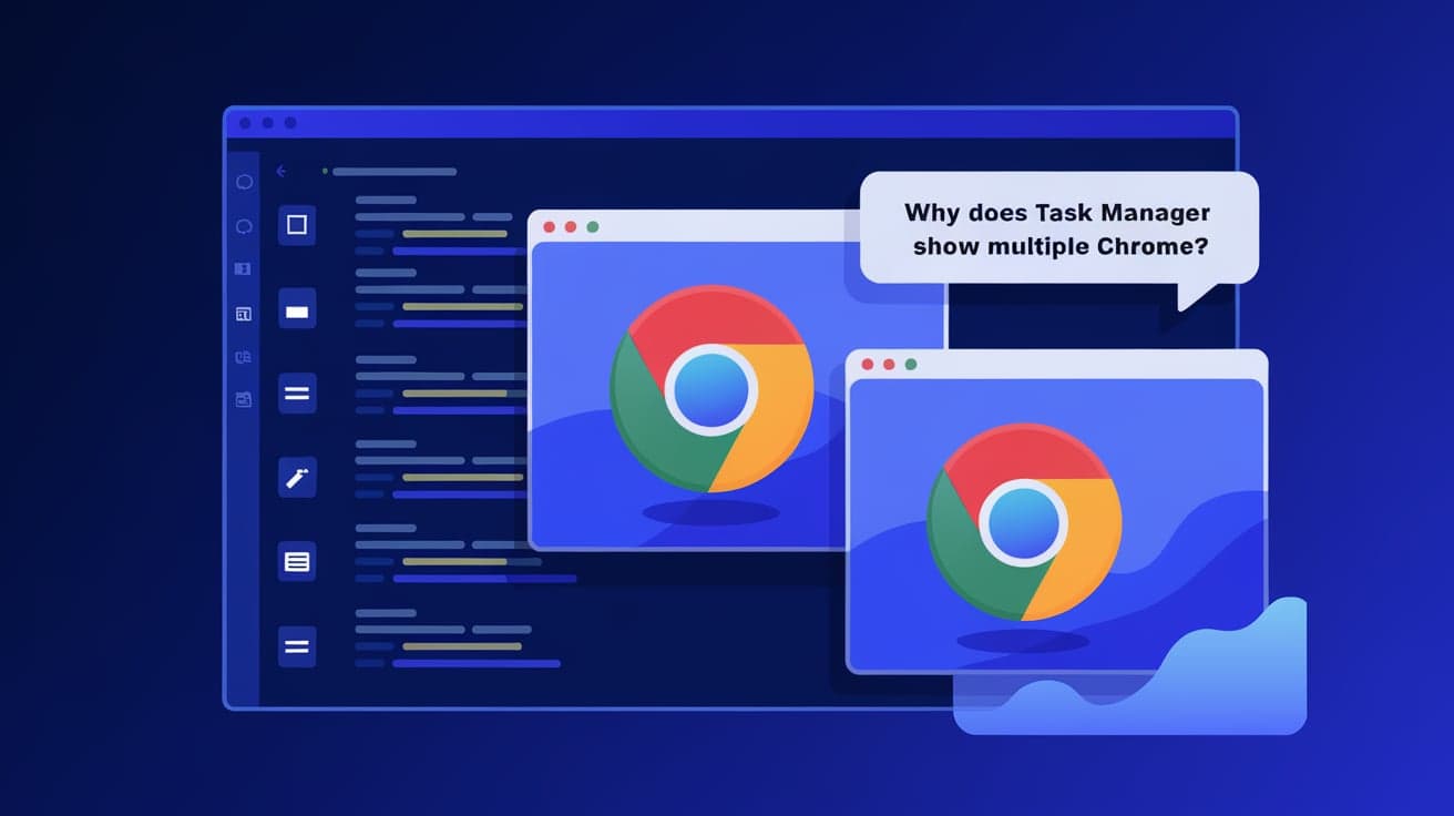 Why Does Task Manager Show Multiple Chrome Processes?