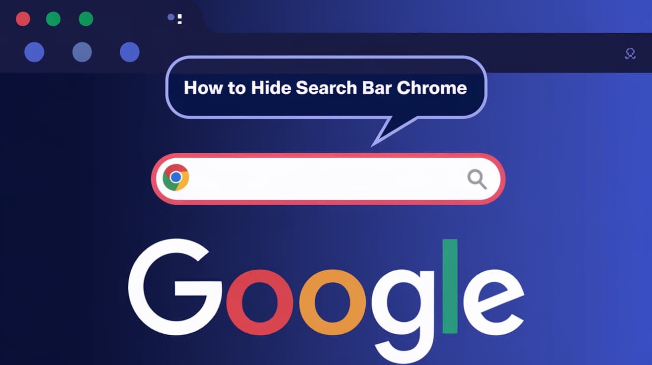 How to Hide the Search Bar in Chrome