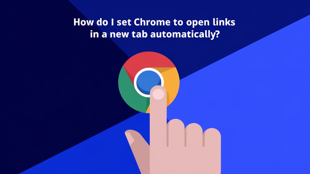 Set Chrome to Open Links in New Tabs by Default