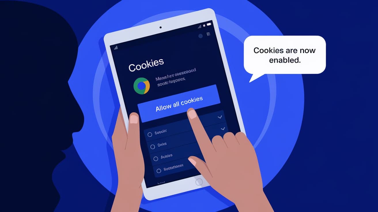 How to Turn On Cookies on iPad Chrome